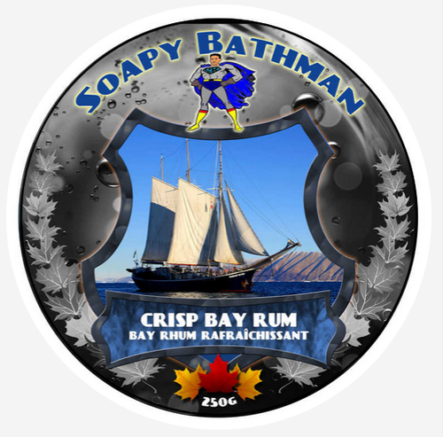 Crisp Bay Rum Shave Soap